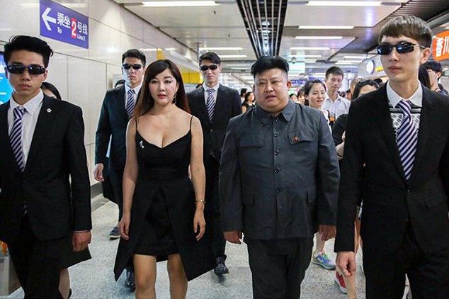 Chinese Actress Meets Kim Jong-Un Impersonator
