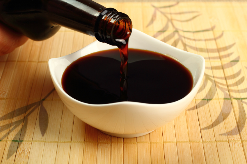 Pouring-Soy-Sauce-into-bowl