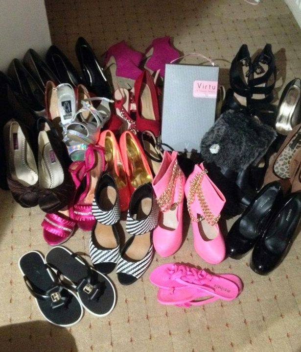 PAY-PA-REAL-LIFE-Clover-Pittilla-13-with-some-of-the-shoes-her-sugar-daddies-have-bought-her