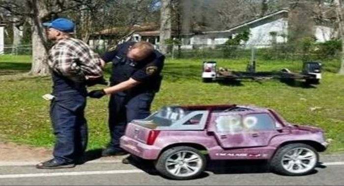 electric toy car arrest