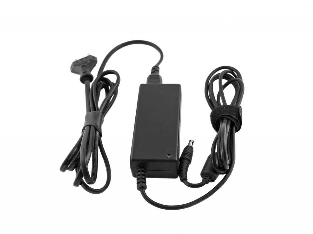 Computer charger for notebook (laptop). Isolated