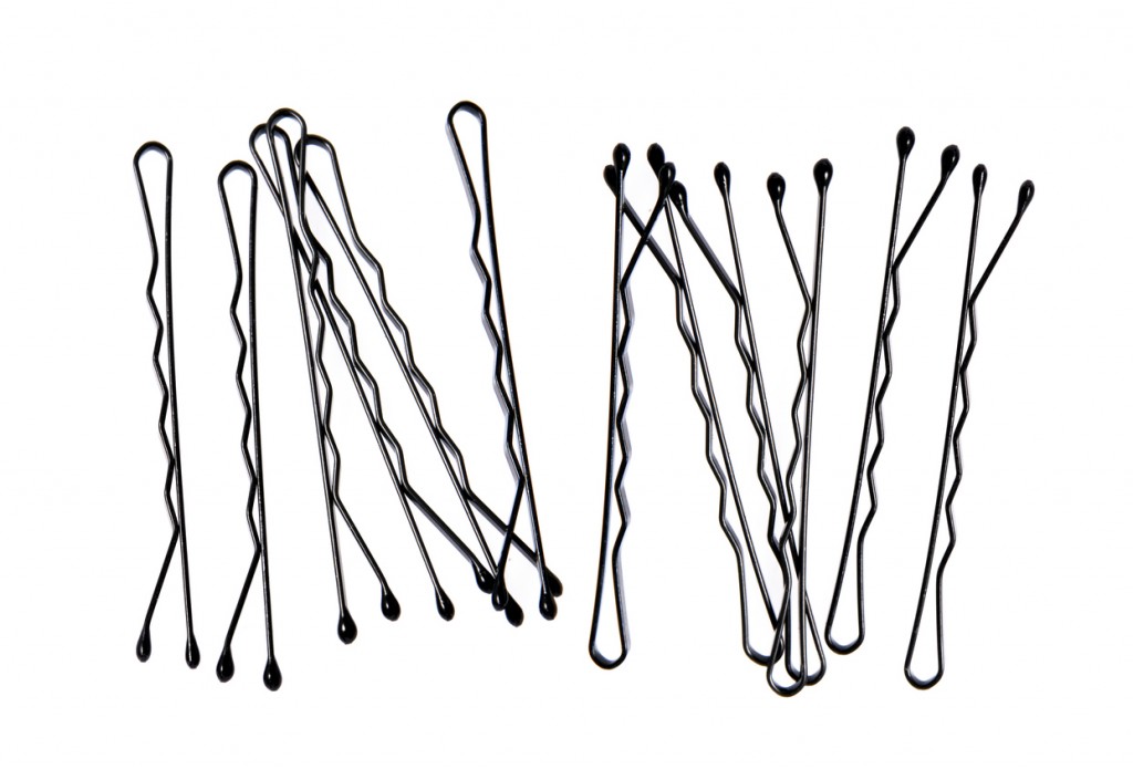 Black hairpins