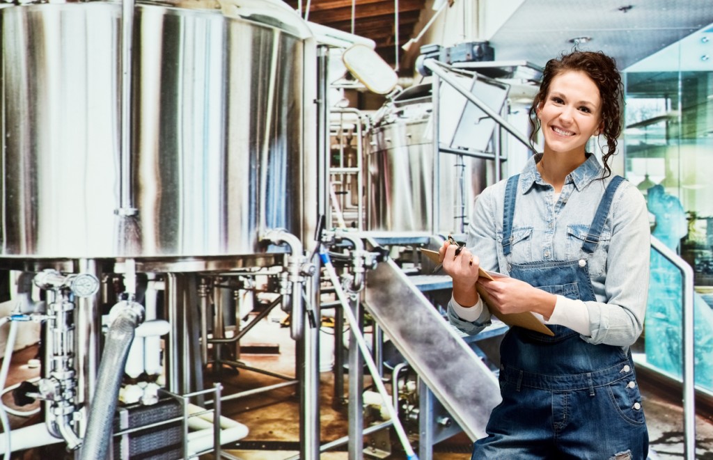 Brew master in place of work