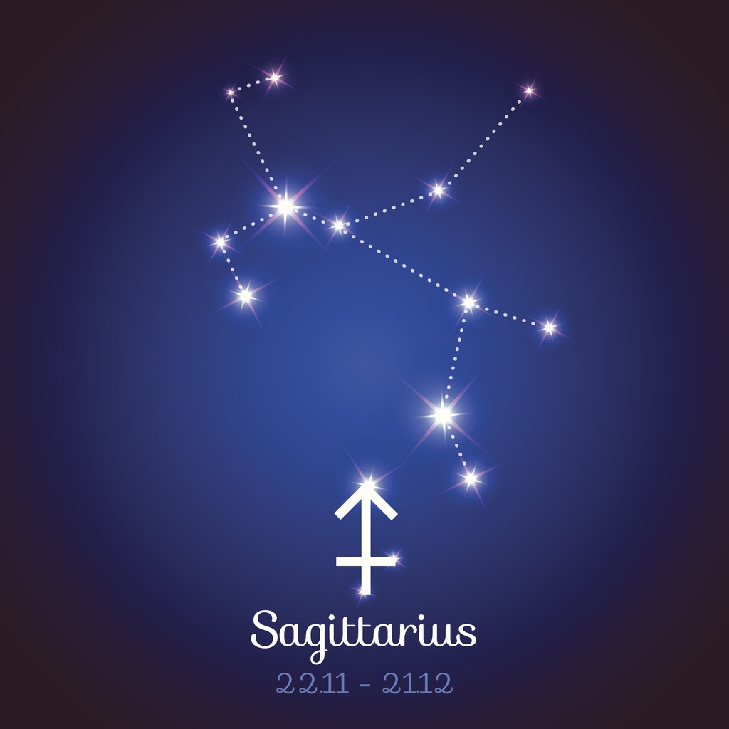 Vector zodiac horoscope - Sagittarius