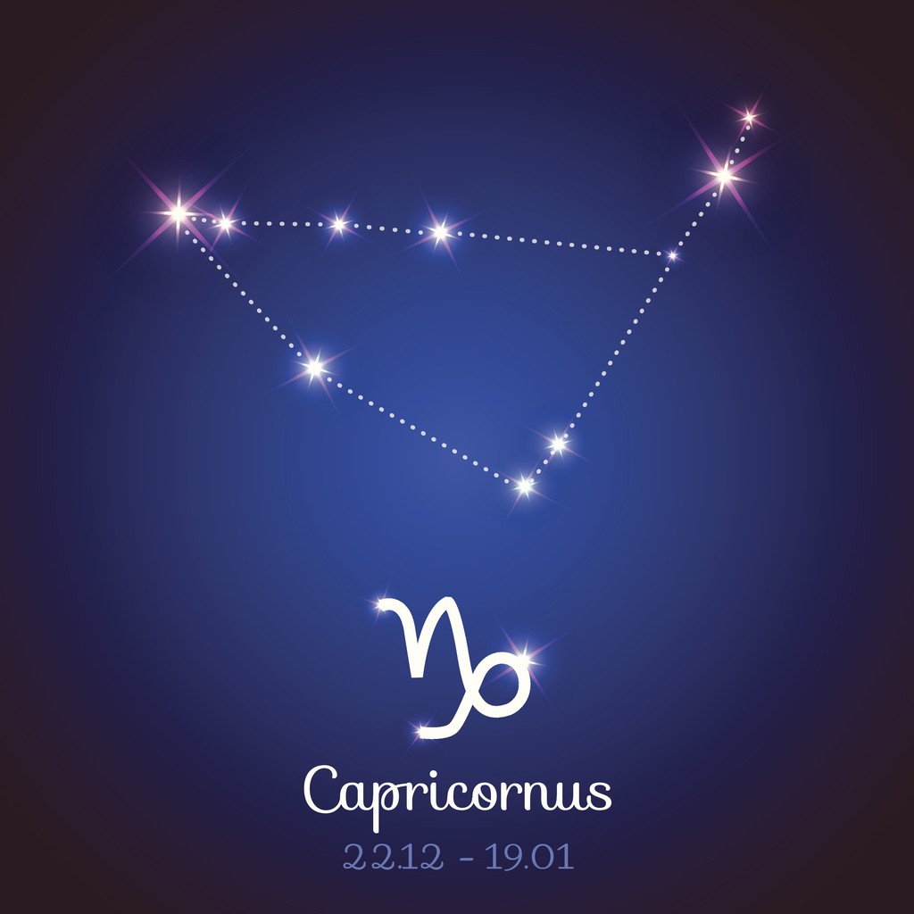 Vector zodiac horoscope - Capricorn
