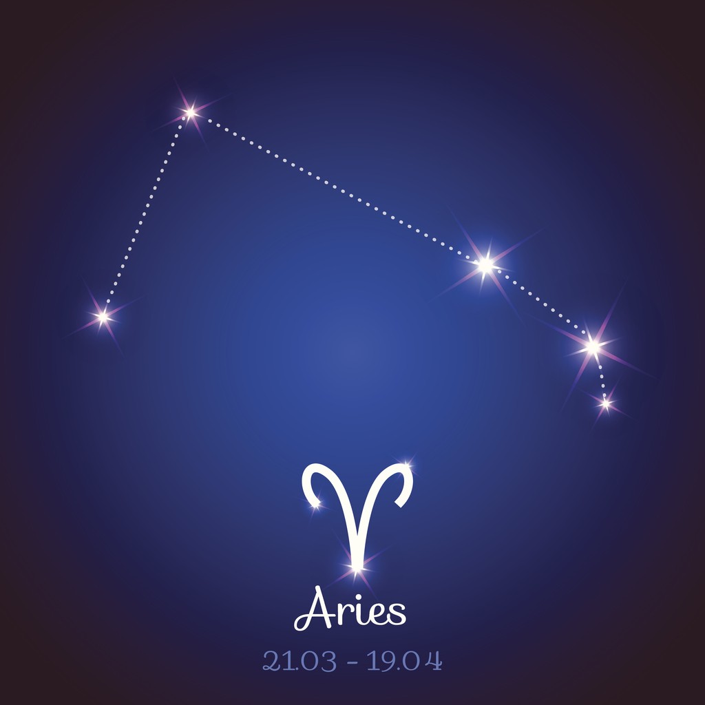 Vector zodiac horoscope - Aries