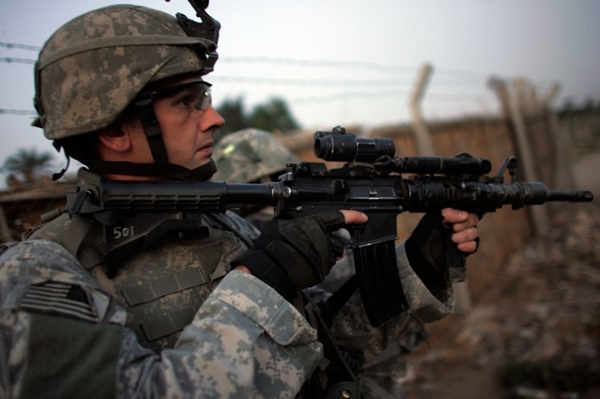 U.S. Army's 82nd Airborne Patrols Baghdad