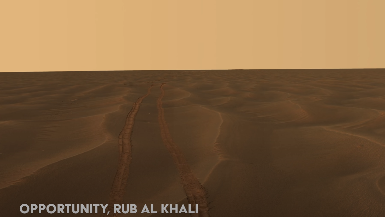 현재 유튜브 조회수 폭발 중인'4K'로 보는 화성 모습