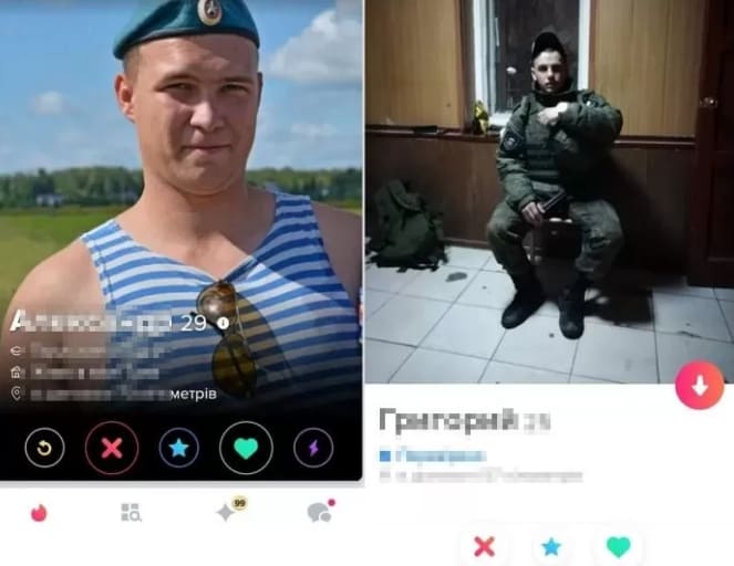 실시간 폭격 중인 러시아 군인들이 우크라이나 여성들에게 보낸다는 DM