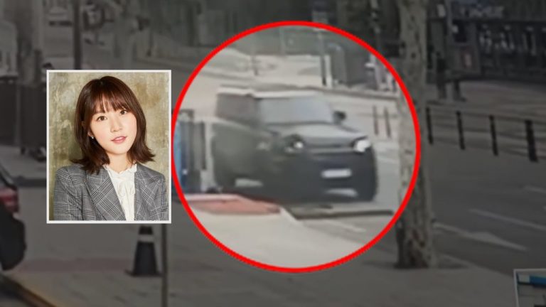 재판에 넘겨져 불구속 기소된 만취 음주운전 김새론의 차량 모습