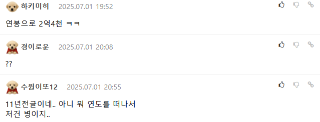 월급이 2,000만원인줄 알고 입사한 사람의 고민