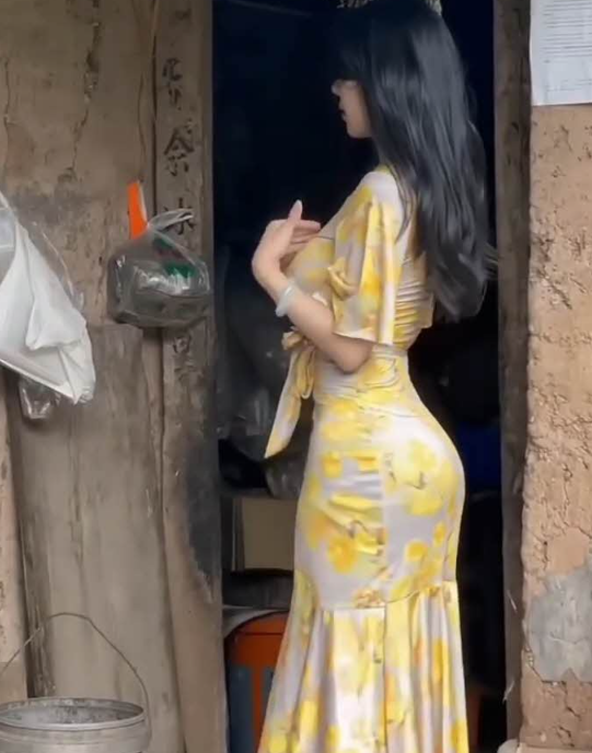 노랜색 원피스를 새로산 처자(동영상)