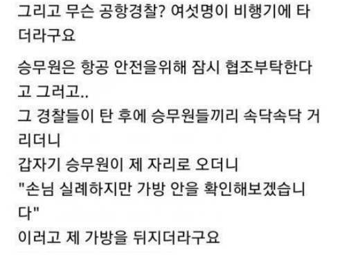 맘충이 대한항공을 고소하려는 이유