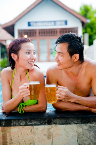 Beer In Pool