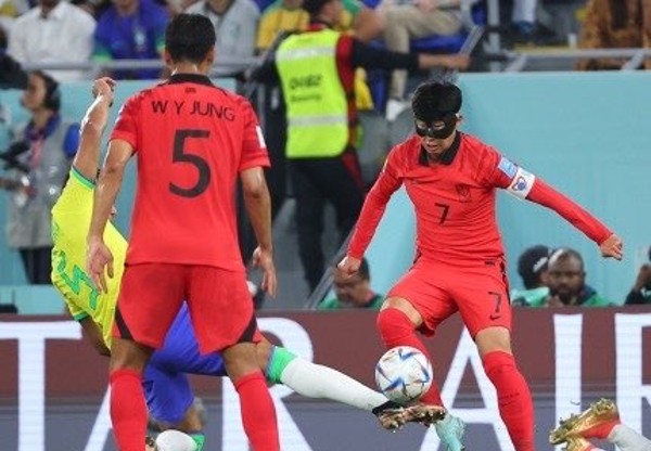 2022카타르월드컵 대한민국 브라질 16강전 패배