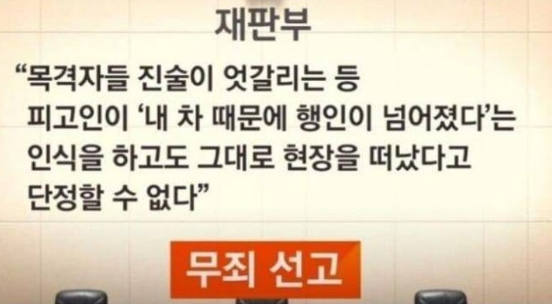 넘어진 사람 도와줬더니 뺑소니 신고당한 남자