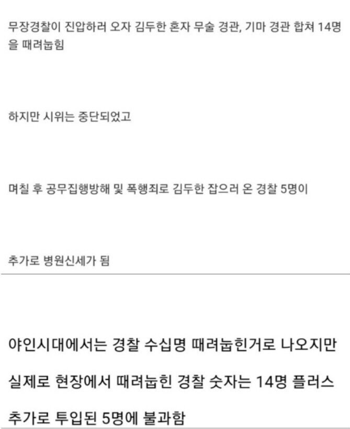 김두한의 실제 싸움 실력과 전적