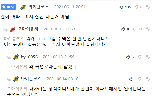 어느 아파트의 흡연 배틀 레전드